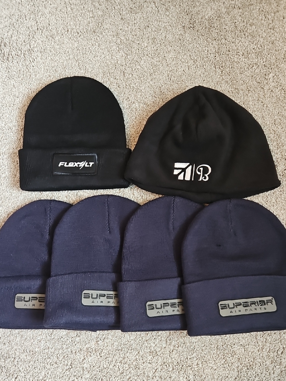 Beanie Bundle Superior Air Parts Flexfit Winter Hats Lot